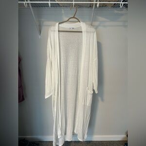 Dex Ivory Open Front Cardigan